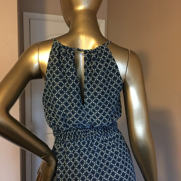 MAURICES Blue Aztec Print Maxi Dress - Picture 8 of 13